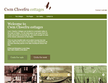 Tablet Screenshot of cwmchwefrucottages.co.uk